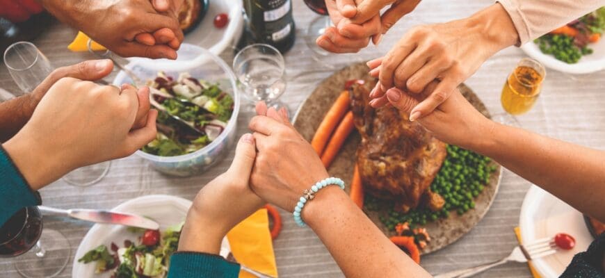 Above,View,On,Hands,Holding,Together,In,Pray,Over,The